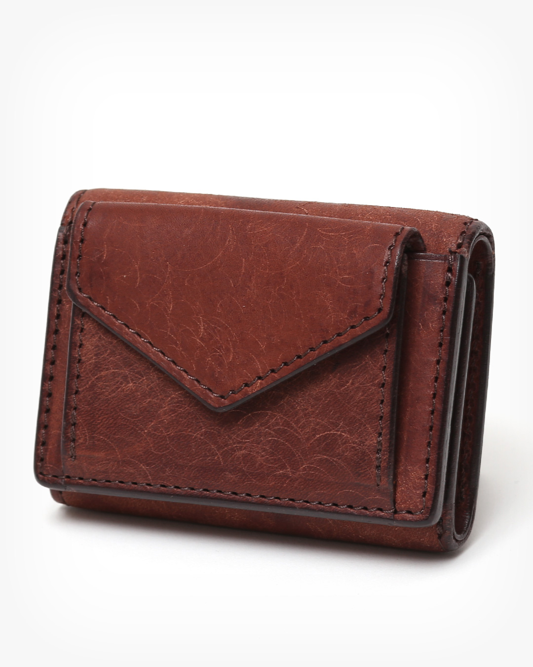 THE WONDER LUST ワンダーラスト TRIFOLD WALLET 三つ折り財布 MARGOT マルゴー ダークブラウン