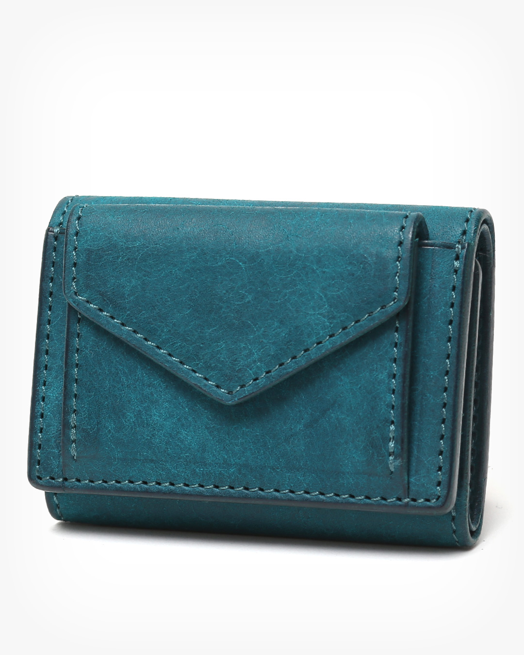 THE WONDER LUST ワンダーラスト TRIFOLD WALLET 三つ折り財布 MARGOT マルゴー ターコイズ