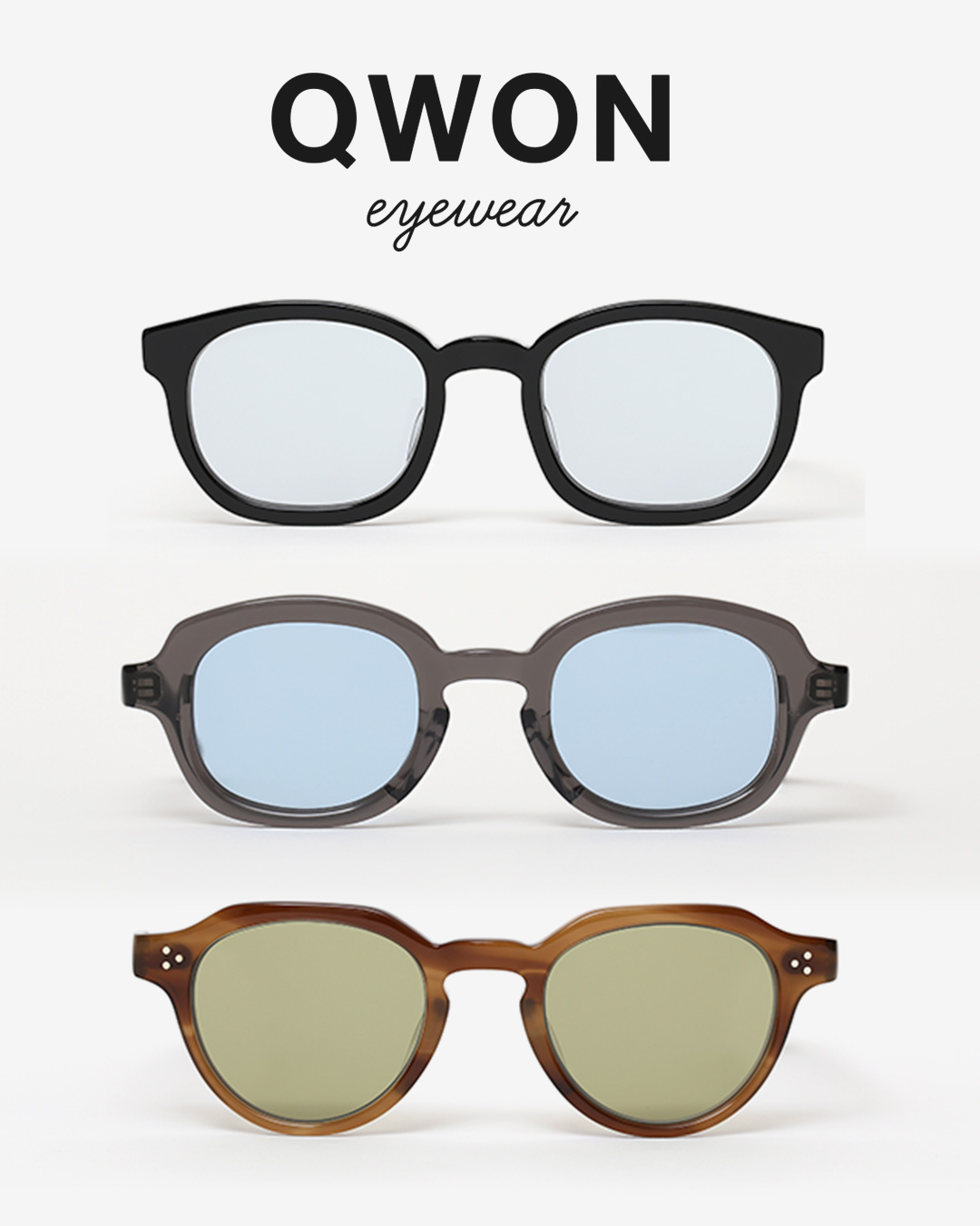 QWON クヲン クオン メガネ 眼鏡 サングラス アイウェア 日本 ブランド 高級 高品質