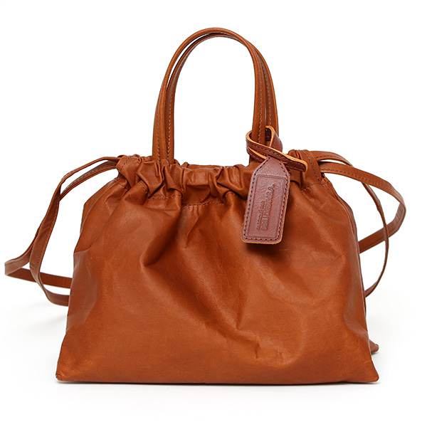  巾着バッグ 本革 メンズ レディース レザー ミニ ショルダーバッグ キャメル ブラウン 茶 茶色 巾着ポーチ 肩掛け 小さめ 経年変化 エイジング シンプル おしゃれ 小振り 高級感 巾着型 日本製 ブランド BEAU DESSIN ボーデッサン