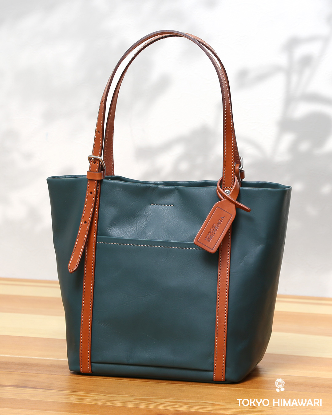 ミニトートバッグ 本革 メンズ レディース レザー ブルー ネイビー 青色 小さめ トート ショルダー 肩掛け 手持ち 2WAY 経年変化 エイジング シンプル かわいい おしゃれ 日本製 ブランド BEAU DESSIN ボーデッサン