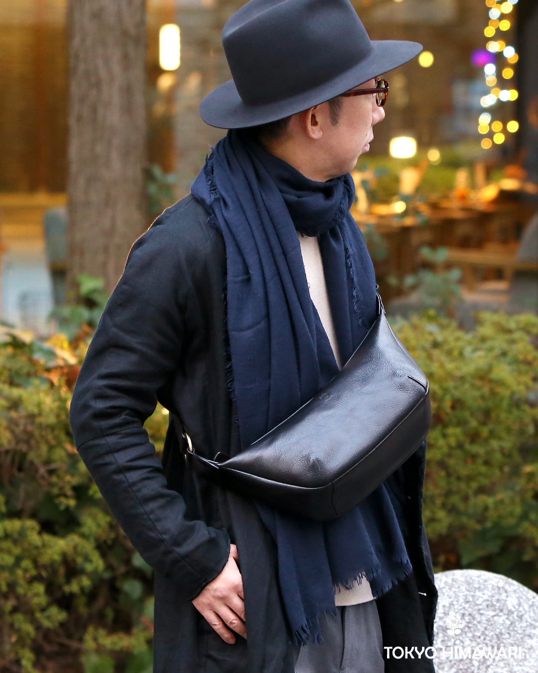 ショルダーバッグ 本革 メンズ レディース レザー ボディバッグ 斜め掛け イタリア製 トスカーナ ブランド ブラック 黒 黒色 経年変化 エイジング おしゃれ CI-VA チーバ 2367VOLANATO