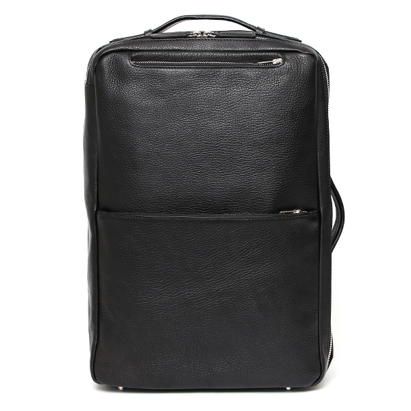  ビジネスリュック メンズ 本革 A4 13インチPC 15インチPC ブラック 黒 黒色 レザー バックパック 経年変化 リュックサック エイジング 日本製 FIVE WOODS ファイブウッズ グレイン2.0 39601