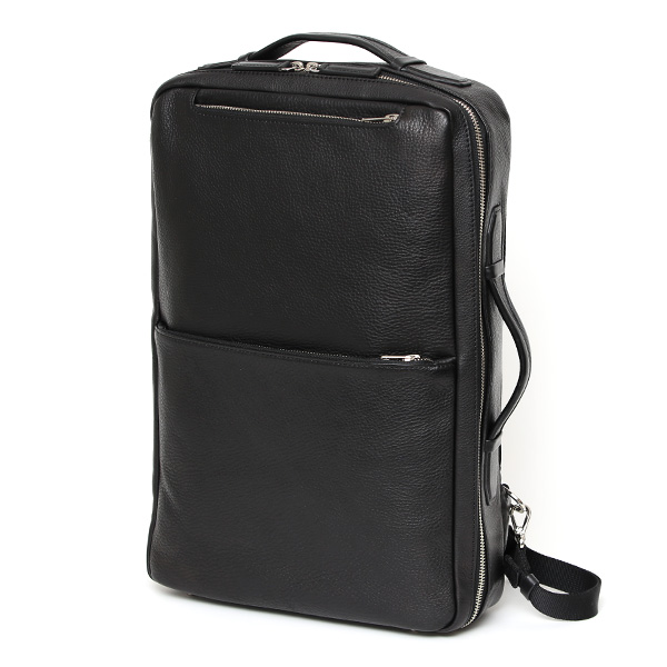  ビジネスリュック メンズ 本革 A4 13インチPC 15インチPC ブラック 黒 黒色 レザー バックパック 経年変化 リュックサック エイジング 日本製 FIVE WOODS ファイブウッズ グレイン2.0 39601