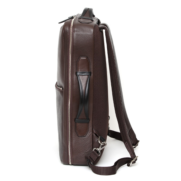  ビジネスリュック メンズ 本革 A4 13インチPC 15インチPC ブラウン 茶 茶色 レザー バックパック 経年変化 リュックサック エイジング 日本製 FIVE WOODS ファイブウッズ グレイン2.0 39601