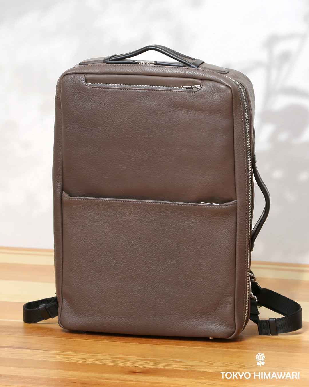 ビジネスリュック メンズ 本革 A4 13インチPC 15インチPC ベージュ 肌色 レザー バックパック 経年変化 リュックサック エイジング 日本製 FIVE WOODS ファイブウッズ グレイン2.0 39601