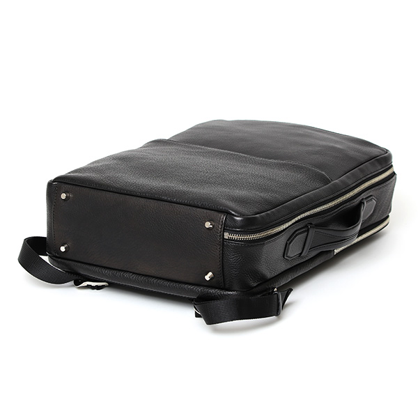  ビジネスリュック メンズ 本革 A4 13インチPC 15インチPC  ブラック 黒 黒色 大容量 レザー バックパック 2気室 経年変化 大きめ リュックサック エイジング 日本製 FIVE WOODS ファイブウッズ グレイン2.0 39602