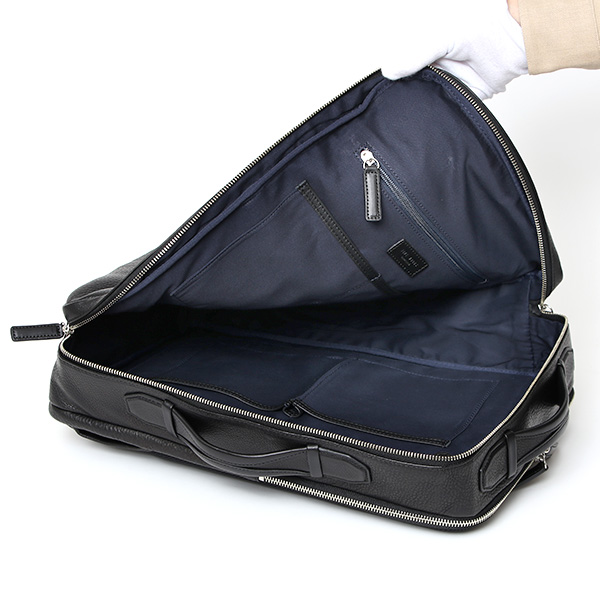  ビジネスリュック メンズ 本革 A4 13インチPC 15インチPC  ブラック 黒 黒色 大容量 レザー バックパック 2気室 経年変化 大きめ リュックサック エイジング 日本製 FIVE WOODS ファイブウッズ グレイン2.0 39602