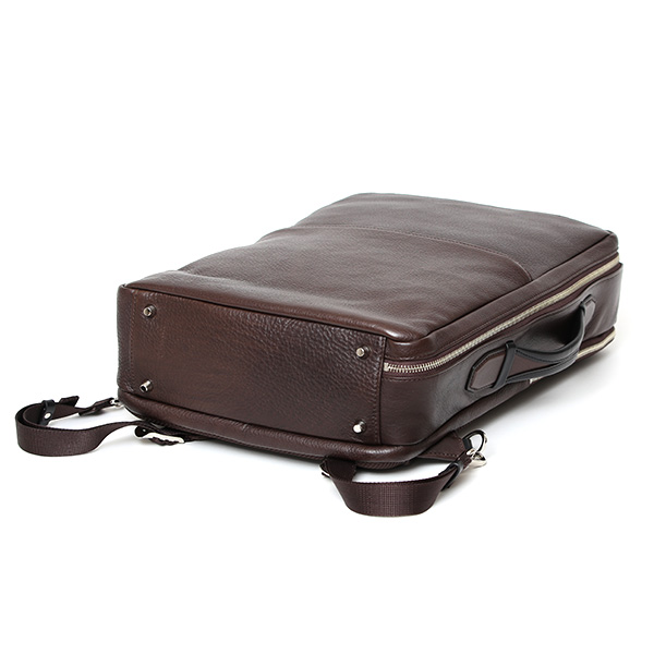  ビジネスリュック メンズ 本革 A4 13インチPC 15インチPC  ブラウン 茶 茶色 大容量 レザー バックパック 2気室 経年変化 大きめ リュックサック エイジング 日本製 FIVE WOODS ファイブウッズ グレイン2.0 39602