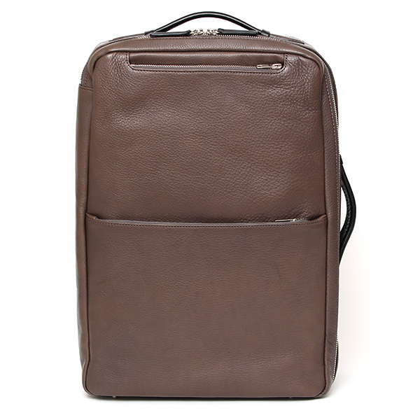  ビジネスリュック メンズ 本革 A4 13インチPC 15インチPC  ベージュ 肌色 大容量 レザー バックパック 2気室 経年変化 大きめ リュックサック エイジング 日本製 FIVE WOODS ファイブウッズ グレイン2.0 39602