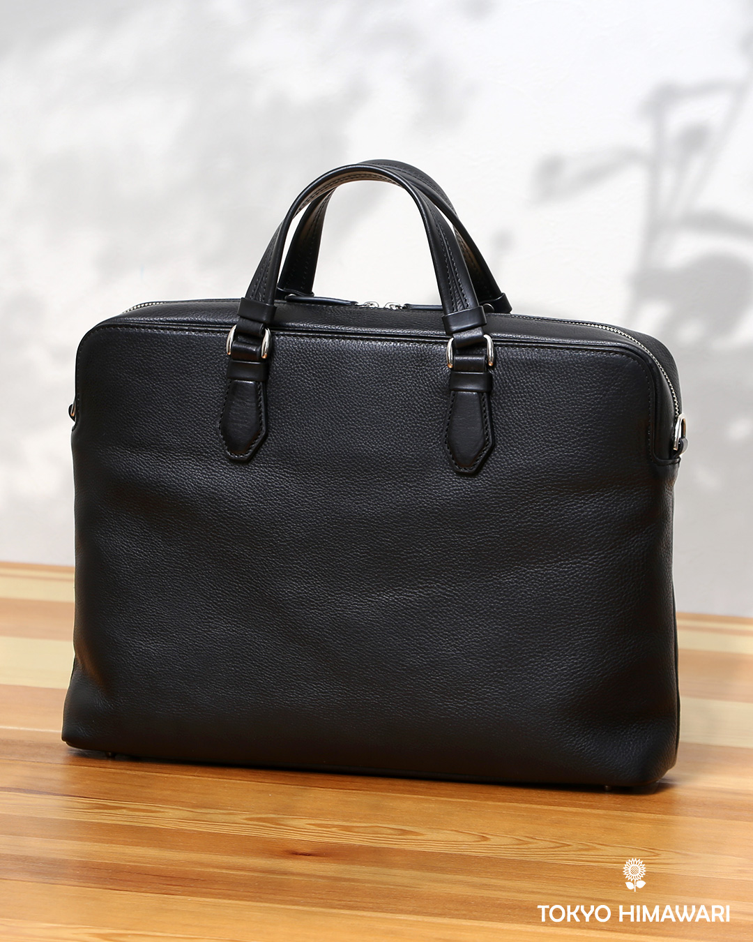 ビジネスバッグ 本革 メンズ A4 13インチPC 15インチPC ブラック 黒 黒色 レザー ブリーフケース 通勤 2WAY かばん ショルダーストラップ付属 経年変化 エイジング 30代 40代 50代 日本製 FIVE WOODS ファイブウッズ グレイン2.0 39604