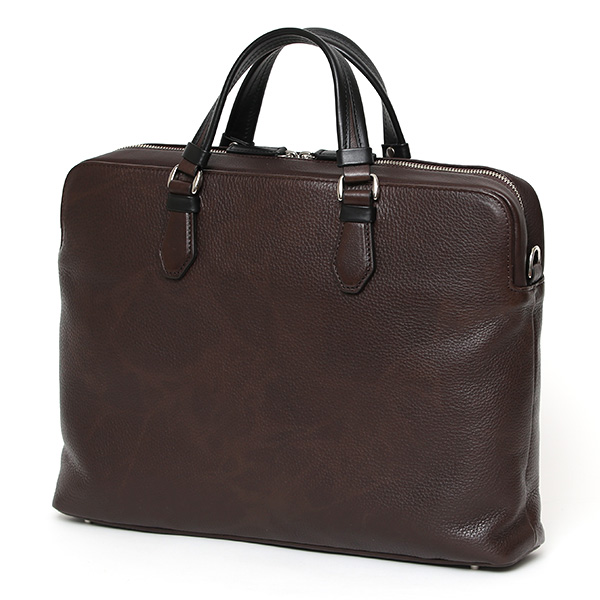  ビジネスバッグ 本革 メンズ A4 13インチPC 15インチPC ブラウン 茶 茶色 レザー ブリーフケース 通勤 2WAY かばん ショルダーストラップ付属 経年変化 エイジング 30代 40代 50代 日本製 FIVE WOODS ファイブウッズ グレイン2.0 39604
