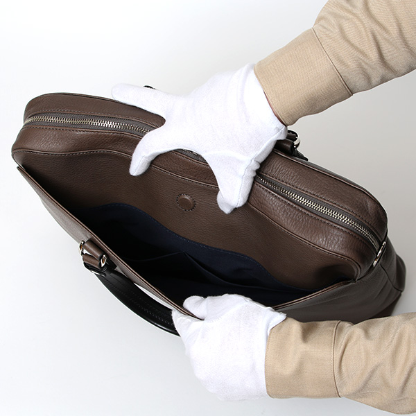  ビジネスバッグ 本革 メンズ A4 13インチPC 15インチPC ベージュ 肌色 レザー ブリーフケース 通勤 2WAY かばん ショルダーストラップ付属 経年変化 エイジング 30代 40代 50代 日本製 FIVE WOODS ファイブウッズ グレイン2.0 39604