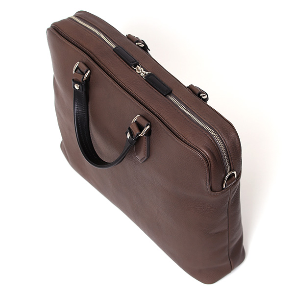  ビジネスバッグ 本革 メンズ A4 13インチPC 15インチPC ベージュ 肌色 レザー ブリーフケース 通勤 2WAY かばん ショルダーストラップ付属 経年変化 エイジング 30代 40代 50代 日本製 FIVE WOODS ファイブウッズ グレイン2.0 39604