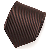 Franco Spada(フランコ スパダ) 無地 手縫い 共裏地 ネクタイ [fra0092] ブラウン