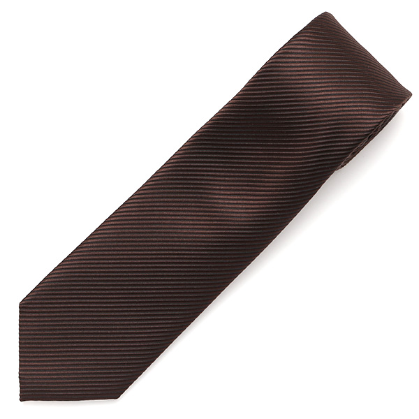 ネクタイ 日本製 手縫い 共裏地 シルク100% 無地 ブラウン 茶 茶色 ビジネス 仕事 フォーマル 結婚式 披露宴 パーティー 男性 メンズ 高級 プレゼント ギフト 化粧箱付き 30代 40代 50代 60代 フランコ スパダ Franco Spada