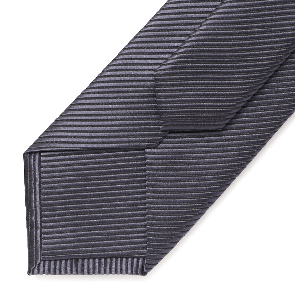  ネクタイ 日本製 手縫い 共裏地 シルク100％ 無地 グレー グレイ 灰色 ビジネス 仕事 フォーマル 結婚式 披露宴 パーティー 男性 メンズ 高級 プレゼント ギフト 化粧箱付き 30代 40代 50代 60代 フランコ スパダ Franco Spada