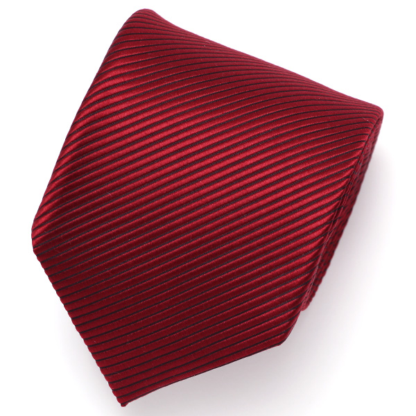 ネクタイ 日本製 手縫い 共裏地 シルク100% 無地 レッド ワイン 赤色 ビジネス 仕事 フォーマル 結婚式 披露宴 パーティー 男性 メンズ 高級 プレゼント ギフト 化粧箱付き 30代 40代 50代 60代 フランコ スパダ Franco Spada