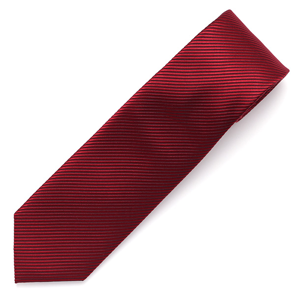 ネクタイ 日本製 手縫い 共裏地 シルク100% 無地 レッド ワイン 赤色 ビジネス 仕事 フォーマル 結婚式 披露宴 パーティー 男性 メンズ 高級 プレゼント ギフト 化粧箱付き 30代 40代 50代 60代 フランコ スパダ Franco Spada