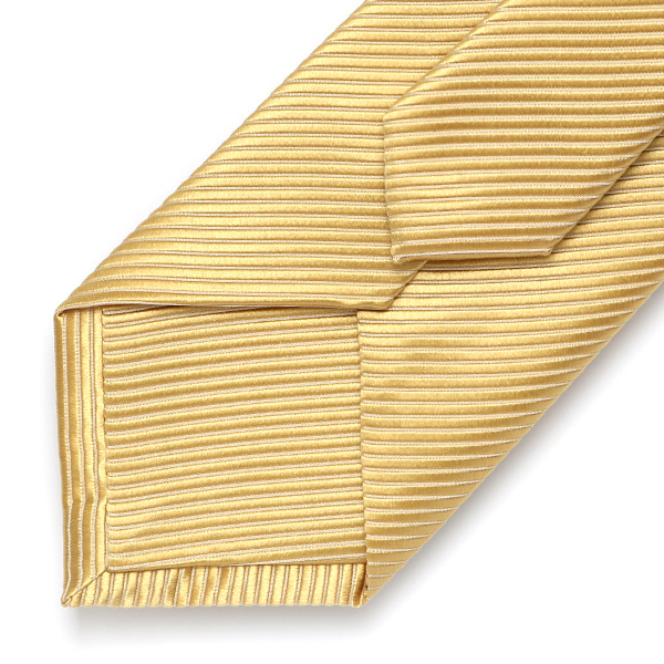  ネクタイ 日本製 手縫い 共裏地 シルク100％ 無地 ゴールド 金色 ビジネス 仕事 フォーマル 結婚式 披露宴 パーティー 男性 メンズ 高級 プレゼント ギフト 化粧箱付き 30代 40代 50代 60代 フランコ スパダ Franco Spada