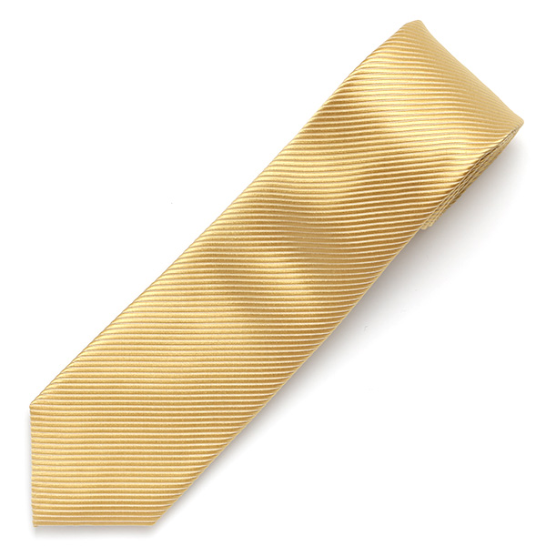  ネクタイ 日本製 手縫い 共裏地 シルク100％ 無地 ゴールド 金色 ビジネス 仕事 フォーマル 結婚式 披露宴 パーティー 男性 メンズ 高級 プレゼント ギフト 化粧箱付き 30代 40代 50代 60代 フランコ スパダ Franco Spada