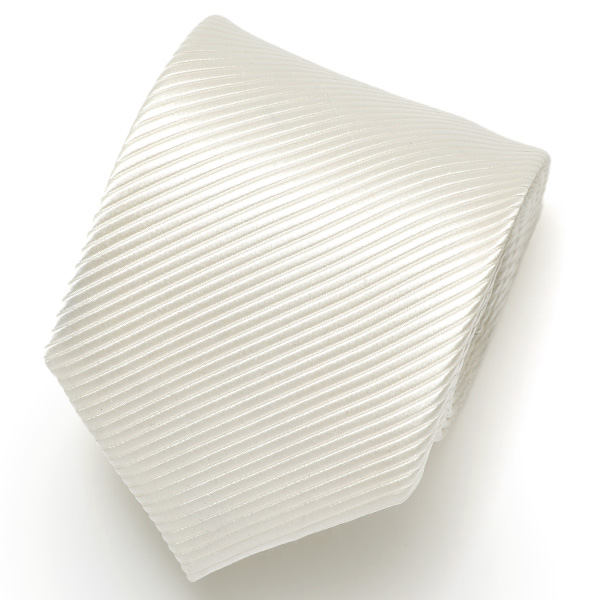  ネクタイ 日本製 手縫い 共裏地 シルク100％ 冠婚葬祭 無地 ホワイト 白色 ビジネス 仕事 フォーマル 結婚式 披露宴 パーティー 男性 メンズ 高級 プレゼント ギフト 化粧箱付き 30代 40代 50代 60代 フランコ スパダ Franco Spada