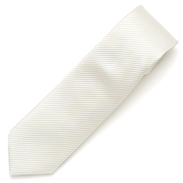  ネクタイ 日本製 手縫い 共裏地 シルク100％ 冠婚葬祭 無地 ホワイト 白色 ビジネス 仕事 フォーマル 結婚式 披露宴 パーティー 男性 メンズ 高級 プレゼント ギフト 化粧箱付き 30代 40代 50代 60代 フランコ スパダ Franco Spada