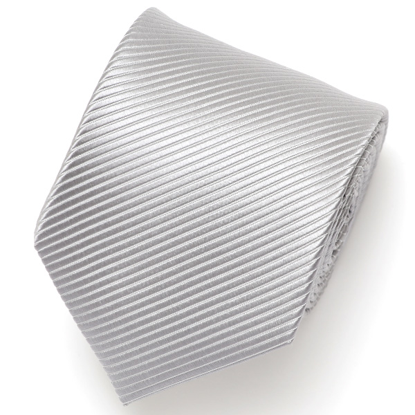  ネクタイ 日本製 手縫い 共裏地 シルク100％ 冠婚葬祭 無地 シルバー 銀色 ビジネス 仕事 フォーマル 結婚式 披露宴 パーティー 男性 メンズ 高級 プレゼント ギフト 化粧箱付き 30代 40代 50代 60代 フランコ スパダ Franco Spada