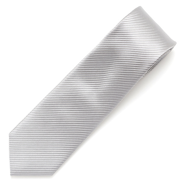  ネクタイ 日本製 手縫い 共裏地 シルク100％ 冠婚葬祭 無地 シルバー 銀色 ビジネス 仕事 フォーマル 結婚式 披露宴 パーティー 男性 メンズ 高級 プレゼント ギフト 化粧箱付き 30代 40代 50代 60代 フランコ スパダ Franco Spada