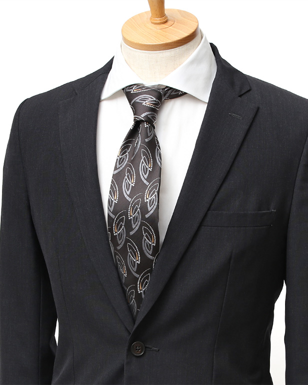 ネクタイ 日本製 手縫い 共裏地 シルク100％ ジオメトリック ペイズリー柄 ブラウン 茶 茶色 ビジネス 仕事 結婚式 披露宴 パーティー 男性 メンズ 高級 プレゼント ギフト 化粧箱付き 30代 40代 50代 60代 フランコ スパダ Franco Spada