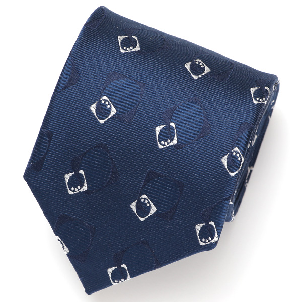  ネクタイ 日本製 手縫い 共裏地 シルク100％ 小紋柄 ブルー ネイビー 青色 ビジネス 仕事 フォーマル 結婚式 披露宴 パーティー 男性 メンズ 高級 プレゼント ギフト 化粧箱付き 30代 40代 50代 60代 フランコ スパダ Franco Spada