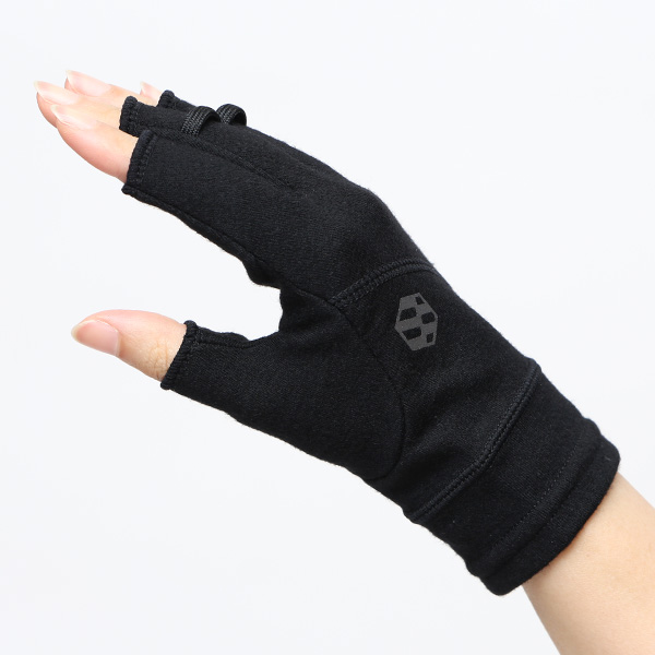  手袋 レディース 防寒 日本製 ブランド メリノウール ブラック 黒 黒色 女性 自転車 ビジネス スーツ 自転車通勤 タッチパネル スマホ操作可能 プレゼント クリスマス ギフト handson grip(ハンズオングリップ) Hobo 1J