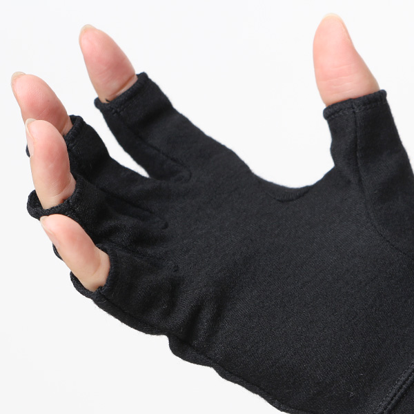  手袋 レディース 防寒 日本製 ブランド メリノウール ブラック 黒 黒色 女性 自転車 ビジネス スーツ 自転車通勤 タッチパネル スマホ操作可能 プレゼント クリスマス ギフト handson grip(ハンズオングリップ) Hobo 1J