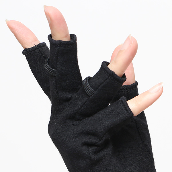  手袋 レディース 防寒 日本製 ブランド メリノウール ブラック 黒 黒色 女性 自転車 ビジネス スーツ 自転車通勤 タッチパネル スマホ操作可能 プレゼント クリスマス ギフト handson grip(ハンズオングリップ) Hobo 1J