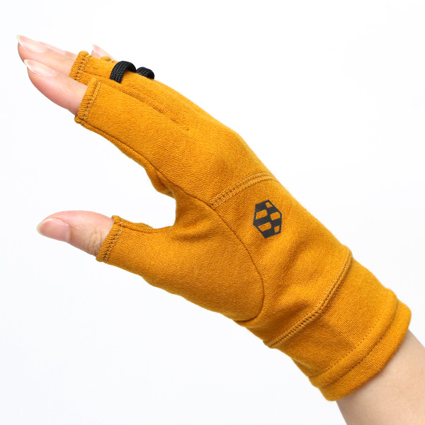 手袋 レディース 防寒 日本製 ブランド メリノウール イエロー 黄色 女性 自転車 ビジネス スーツ 自転車通勤 タッチパネル スマホ操作可能 プレゼント クリスマス ギフト handson grip(ハンズオングリップ) Hobo 1J