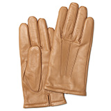 KURODA(クロダ) イタリーラム カシミヤ100%裏地 三本山 メンズ 本革手袋 ヌードベージュ