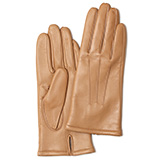 KURODA(クロダ) イタリーラム カシミヤ100%裏地 三本山 レディース 本革手袋 ヌードベージュ