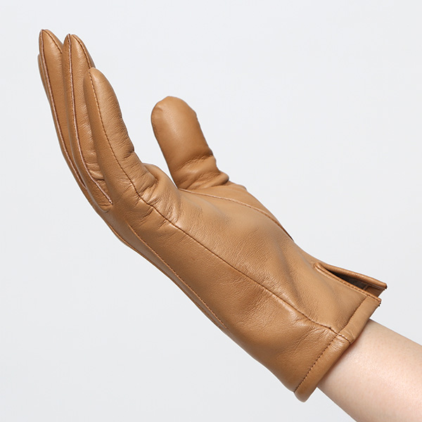  KURODA(クロダ) 革手袋 レディース カシミヤ裏地 ベージュ 肌色 防寒 グローブ 本革 レザー ウィメンズ 女性 通勤 スーツ ビジネス キレイめ 高級