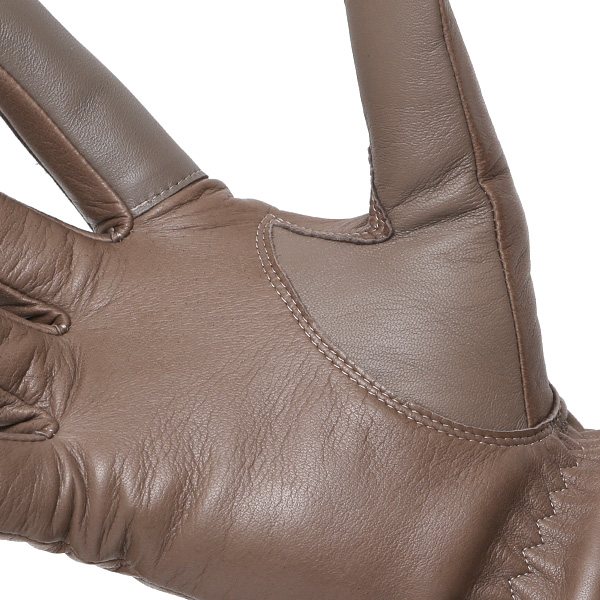  手袋 メンズ レザー スマホ対応 イタリーラム カシミヤ100％ 本革 グローブ 防寒 ベルト付き 革手袋 グレー グレイ 灰色 本革 グローブ ブランド ギフト クリスマス バレンタイン 男性用 高級 手袋 日本製 クロダ(KURODA)