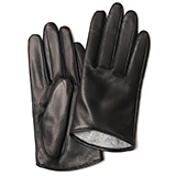 KURODA(クロダ) イタリーラム カシミヤ100％裏地 ショート丈 レディース 本革手袋 ブラック