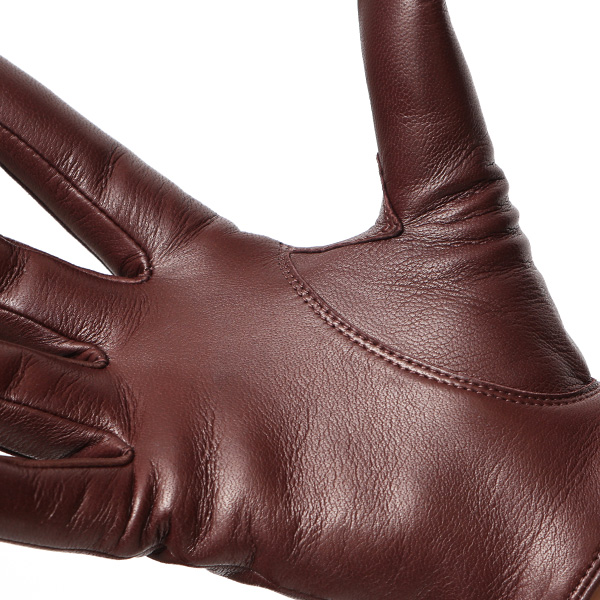  手袋 レディース 本革 カシミヤ裏地 ショート丈 防寒 革手袋 日本製 ブランド ブラウン 茶 茶色 30代 40代 50代 女性 通勤 ビジネス プレゼント 化粧箱付き おしゃれ 高級 KURODA(クロダ)