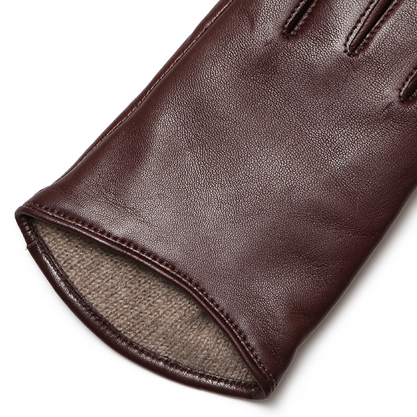  手袋 レディース 本革 カシミヤ裏地 ショート丈 防寒 革手袋 日本製 ブランド ブラウン 茶 茶色 30代 40代 50代 女性 通勤 ビジネス プレゼント 化粧箱付き おしゃれ 高級 KURODA(クロダ)