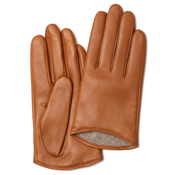  手袋 レディース 本革 カシミヤ裏地 ショート丈 防寒 革手袋 日本製 ブランド キャメル ブラウン 茶 茶色 30代 40代 50代 女性 通勤 ビジネス プレゼント 化粧箱付き おしゃれ 高級 KURODA(クロダ)