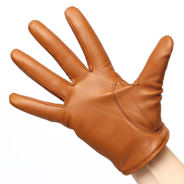  手袋 レディース 本革 カシミヤ裏地 ショート丈 防寒 革手袋 日本製 ブランド キャメル ブラウン 茶 茶色 30代 40代 50代 女性 通勤 ビジネス プレゼント 化粧箱付き おしゃれ 高級 KURODA(クロダ)