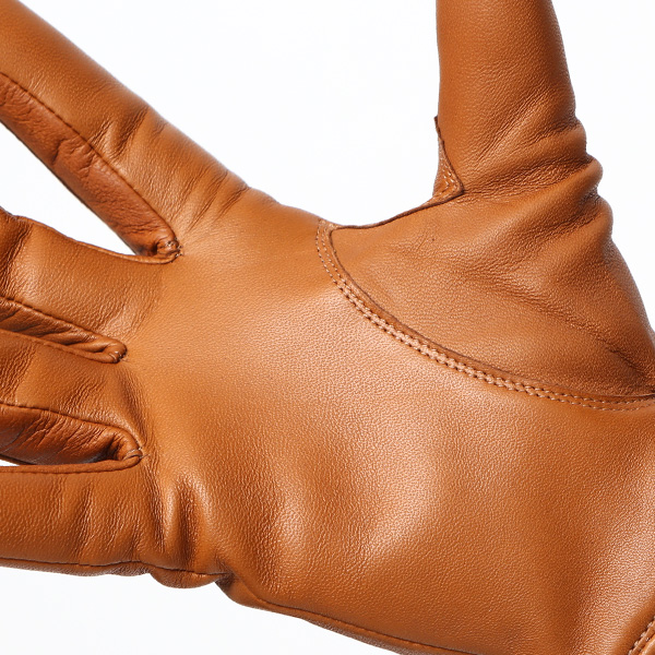  手袋 レディース 本革 カシミヤ裏地 ショート丈 防寒 革手袋 日本製 ブランド キャメル ブラウン 茶 茶色 30代 40代 50代 女性 通勤 ビジネス プレゼント 化粧箱付き おしゃれ 高級 KURODA(クロダ)