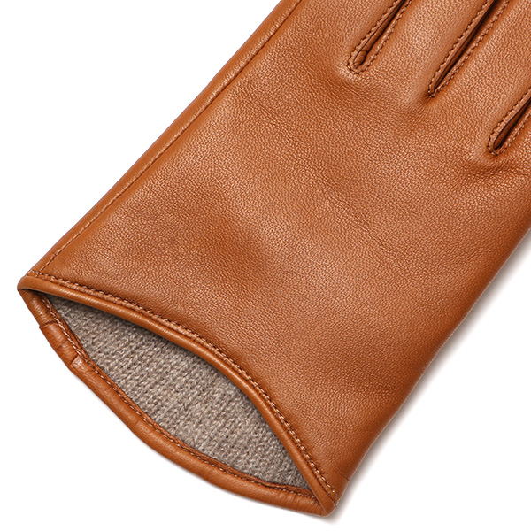  手袋 レディース 本革 カシミヤ裏地 ショート丈 防寒 革手袋 日本製 ブランド キャメル ブラウン 茶 茶色 30代 40代 50代 女性 通勤 ビジネス プレゼント 化粧箱付き おしゃれ 高級 KURODA(クロダ)