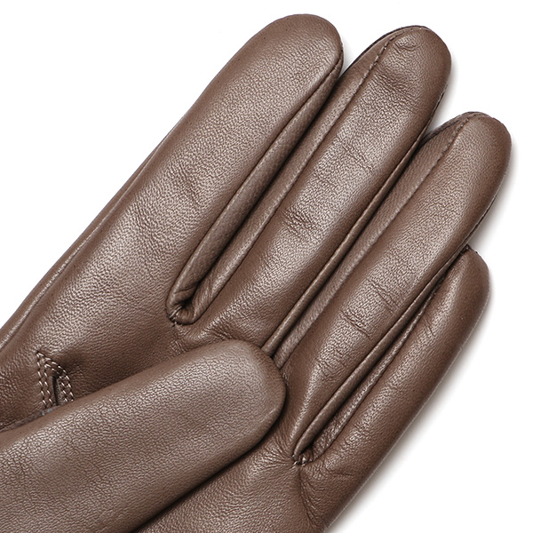  手袋 レディース 本革 カシミヤ裏地 ショート丈 防寒 革手袋 日本製 ブランド グレー グレイ 灰色 30代 40代 50代 女性 通勤 ビジネス プレゼント 化粧箱付き おしゃれ 高級 KURODA(クロダ)