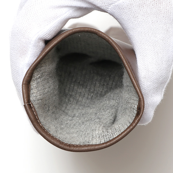  手袋 レディース 本革 カシミヤ裏地 ショート丈 防寒 革手袋 日本製 ブランド グレー グレイ 灰色 30代 40代 50代 女性 通勤 ビジネス プレゼント 化粧箱付き おしゃれ 高級 KURODA(クロダ)