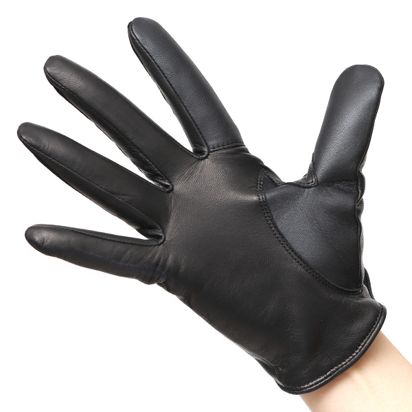 手袋 レディース 本革 カシミヤ裏地 スマホ対応 ショート丈 防寒 革手袋 日本製 ブランド ブラック 黒 黒色 30代 40代 50代 女性 タッチパネル 操作可能 通勤 ビジネス プレゼント 化粧箱付き おしゃれ 高級 KURODA(クロダ)