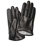 KURODA(クロダ) イタリーラム カシミヤ100％裏地 スマホ操作可能 ショート丈 レディース 本革手袋 ブラック